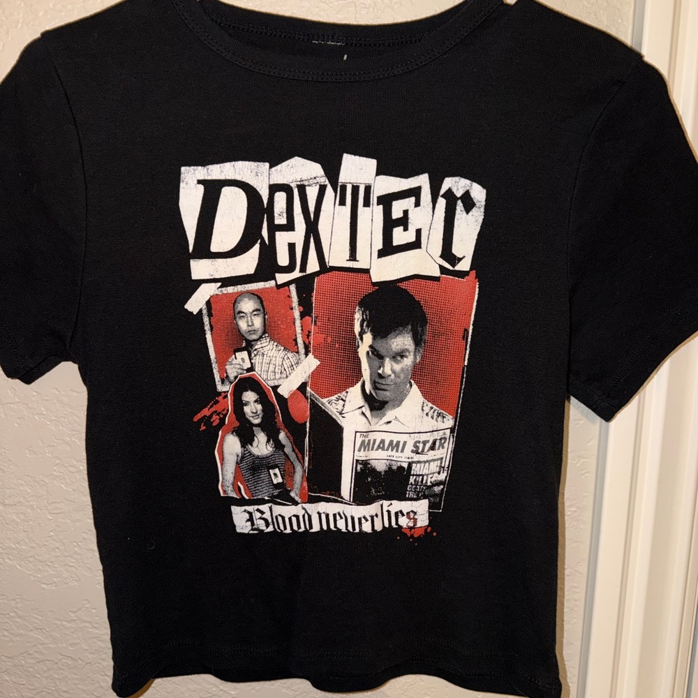 Dexter “Blood Never Lies” Crop Top